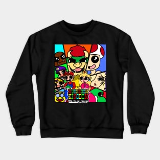 Mushrooms vs Turtles Crewneck Sweatshirt